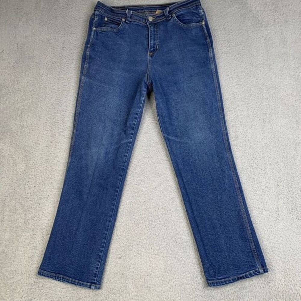 Watch LA Jeans Womens Size 17  Embriodered‎ Pockets Cotton Blend Made InThe USA